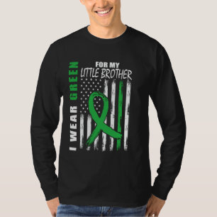 Camiseta Fita Verde Doença Renal do Irmão Pequeno Awarene