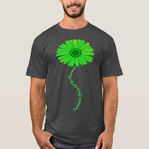 Camiseta Fita Verde Ferimento do Cérebro Traumático de Gira