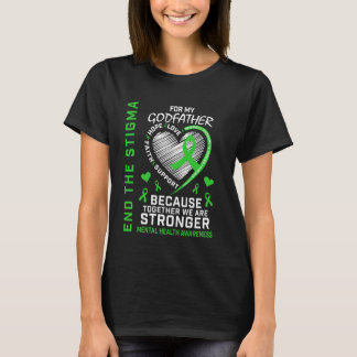 Camiseta Fita Verde Padrinho Saúde Mental Sup