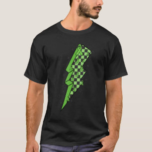 Camiseta Fita Verde-Relâmpago Verificada Cerebral Mundial P