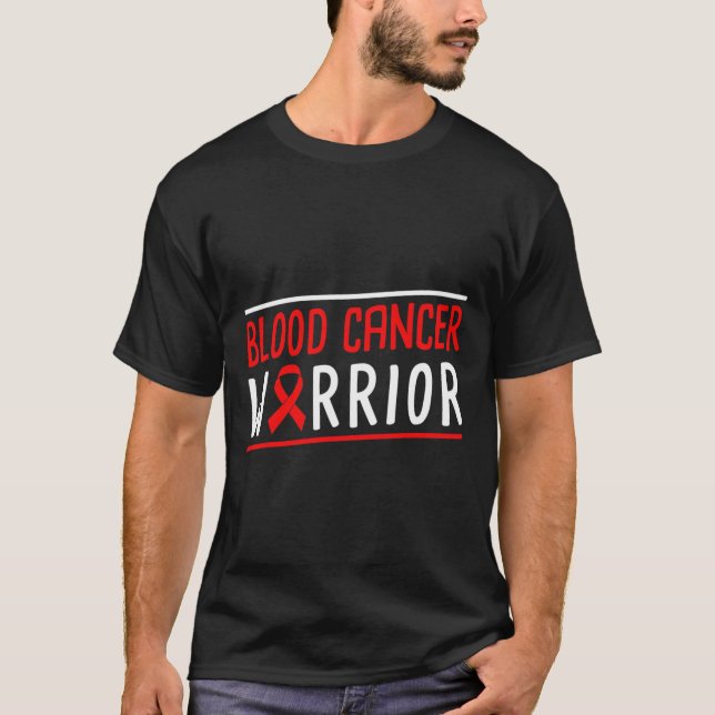 Camiseta Fita Vermelha Cancer de Sangue (Frente)