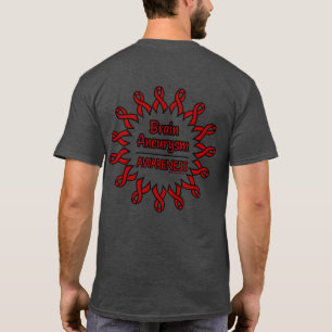Camiseta Fitas/Círculo...Aneurisma Cerebral