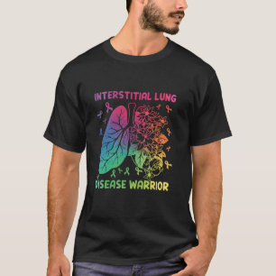 Camiseta Fitas de Guerreiro Intersticial da Doença Pulmonar