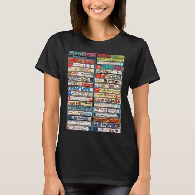 Camiseta Fitas de Mix dos Anos 80 (Frente)