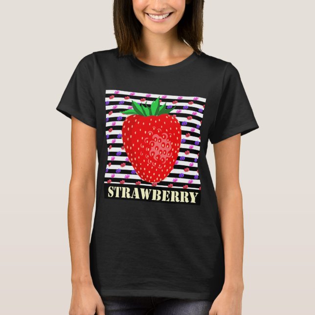 Camiseta Fitas Retro De Morango (Frente)