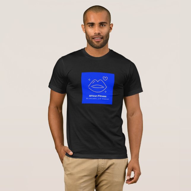 Camiseta Fitness Africano (Frente Completa)