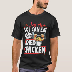 Camiseta Fitness de Frango Frito Humor Divertido Amante de
