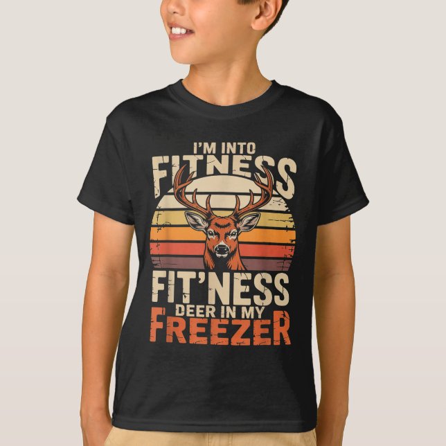 Camiseta Fitness Deer In My Zer Deer Hunting  (Frente)