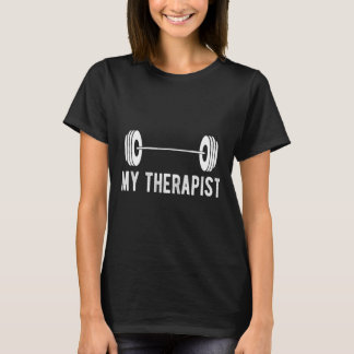 Camiseta Fitness Divertido Peso Força Academia Meu Terapeut