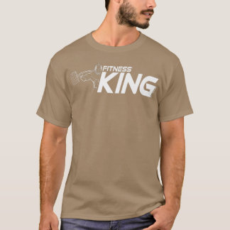 Camiseta Fitness King Soldier Lion Fitness Gym Motivation T