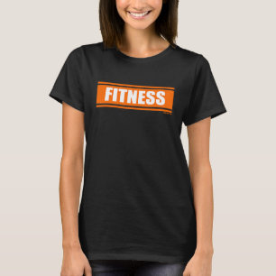 Camiseta Fitness Laranja Academia de Ginástica Treino Acade