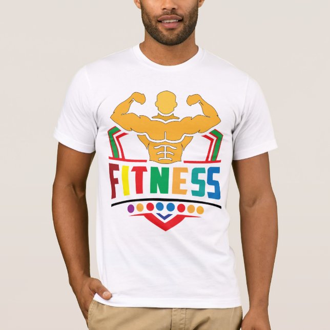 Camiseta Fitness Lifestyle – Train Hard Stay Strong (Frente)