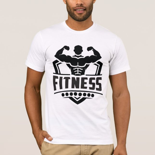 Camiseta Fitness Motivation Graphic | Strong & Active Life (Frente)