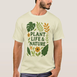 Camiseta Fitossanidade e Natureza - Design botânico