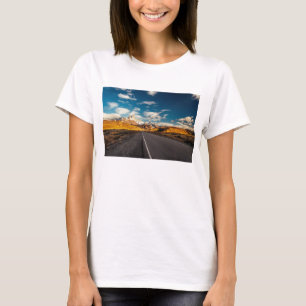 Camiseta Fitz Roy na luz da manhã