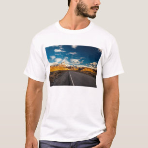 Camiseta Fitz Roy na luz da manhã