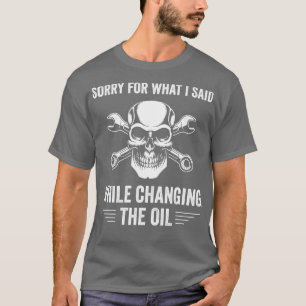 Camiseta Fixação Automática de Garagem Engraçada Mecânica s