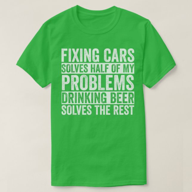 Camiseta Fixação automática de granulação mecânica 2 (Frente do Design)