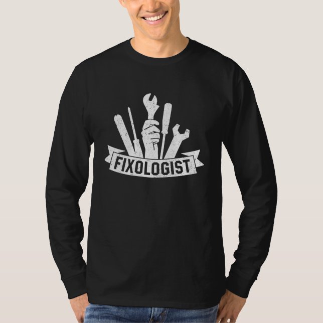 Camiseta Fixologista Ca (AutoMechanical Vehicle Technician  (Frente)