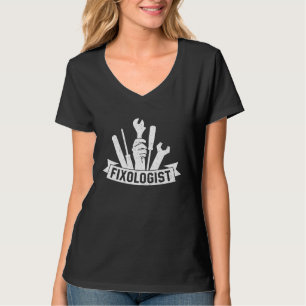 Camiseta Fixologista Ca (AutoMechanical Vehicle Technician 