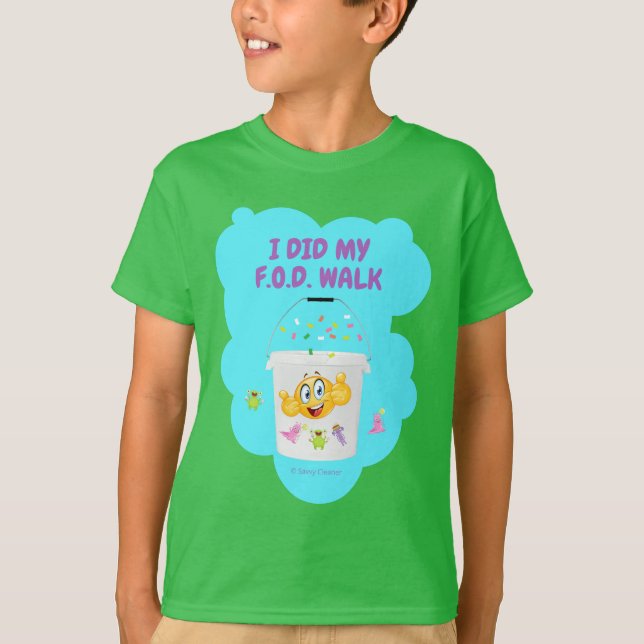 Camiseta Fiz O Meu Doutorado. Caminhar (Resíduos de Objeto  (Frente)