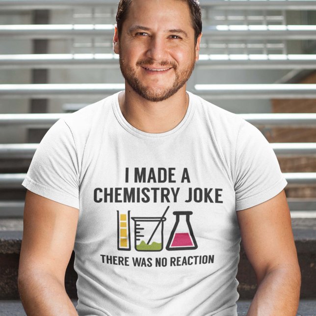 Camiseta Fiz Uma Piada De Química (Criador carregado)