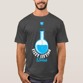 Camiseta Fizzy Levantando a bebida Willy Wonka Charlie e o