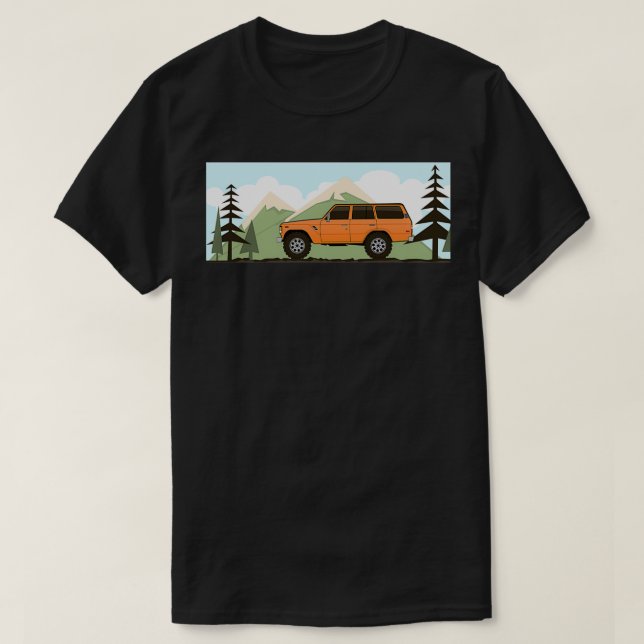 Camiseta Fj60 Land Cruiser Retro (Frente do Design)