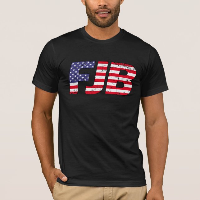 Camiseta FJB F Biden engraçado anti Biden pro trump 2024 (Frente)