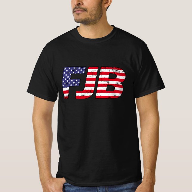 Camiseta FJB joe Biden engraçada anti-Biden T-Shirt (Frente)