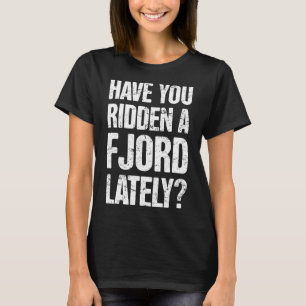 Camiseta Fjord Horseback norueguês Fjord