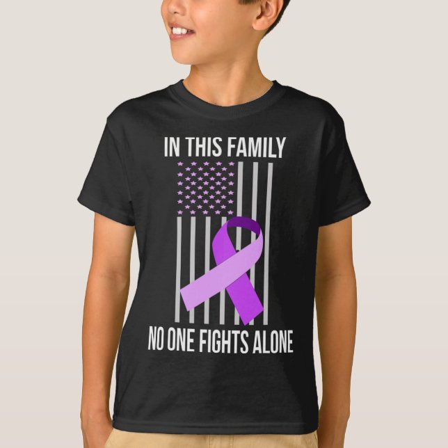 Camiseta Fla Alzheimerheimer Laço Heimer Doença Conscientiz (Frente)
