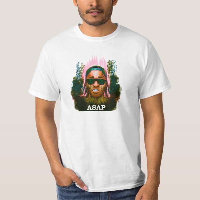 Camiseta Flacko bonito (laranja/preto) (Frente)