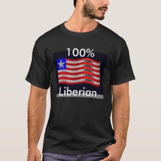 Camiseta flag3, liberiano, 100%