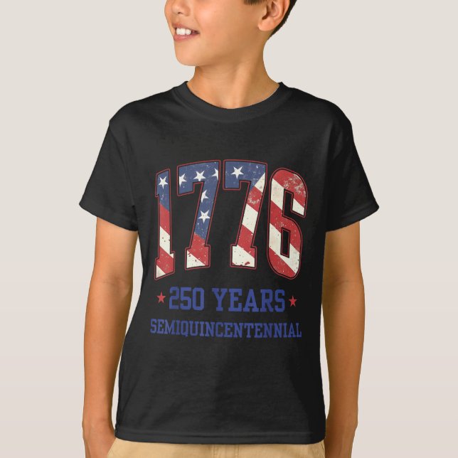 Camiseta Flag 250 Years 1776-2026 250th Birthday Anniversar (Frente)