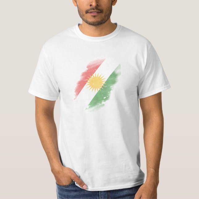 Camiseta Flag curdo (Frente)