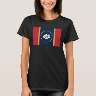 Camiseta Flag do Mississippi - New Magnolia Flag