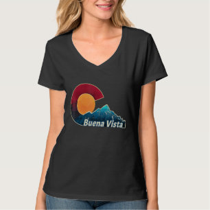 Camiseta Flag E Mountain Styled Buena Vista Colorado
