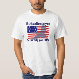 Camiseta Flag & Eagle Patriot - EUA Flag