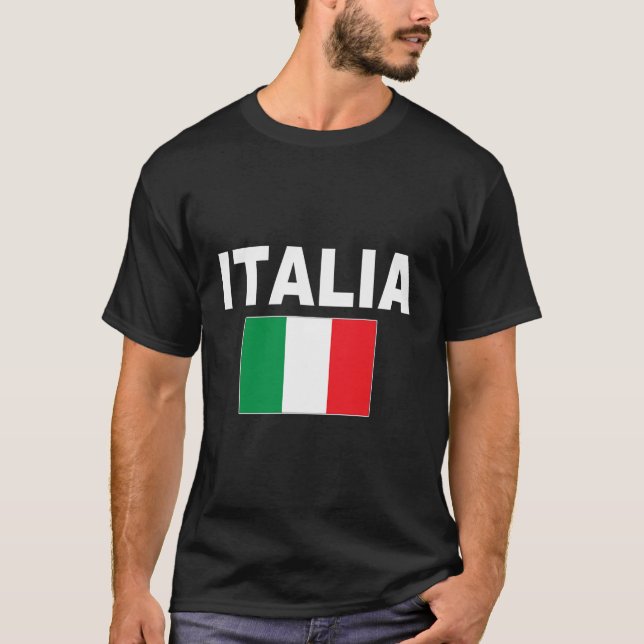 Camiseta Flag Italia Hoodie Flags Itália Hooded Italy Jack (Frente)