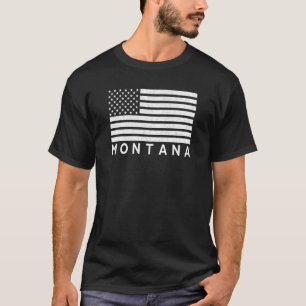 Camiseta Flag Montana USA Flag Montana American Flag Home S
