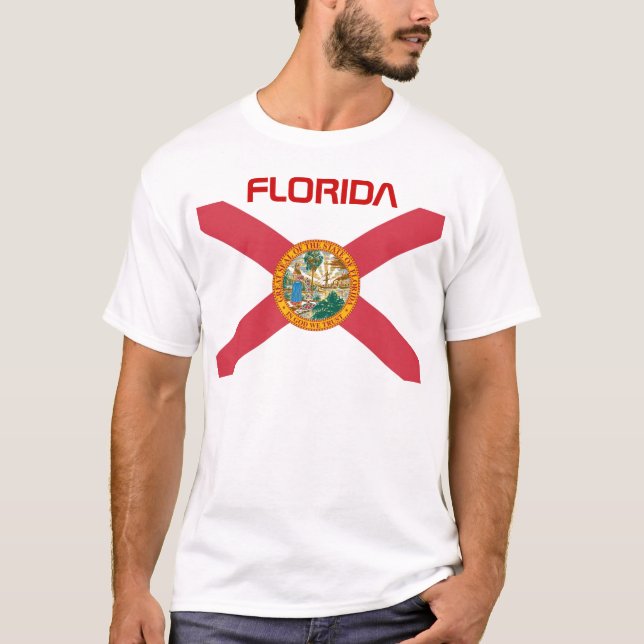 Camiseta Flag_of_Florida_svg, FLORIDA (Frente)