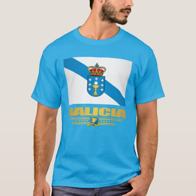 Camiseta Flag of Galicia (Frente)