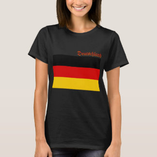 Camiseta Flag of Germany custom-cut