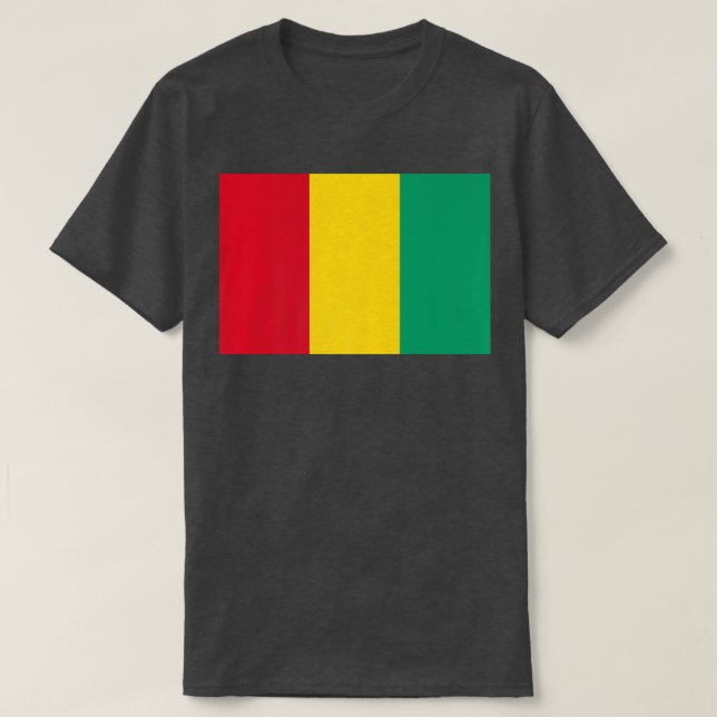 Camiseta Flag of Guinea  (Frente do Design)
