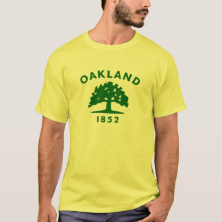 Camiseta Flag of Oakland, California