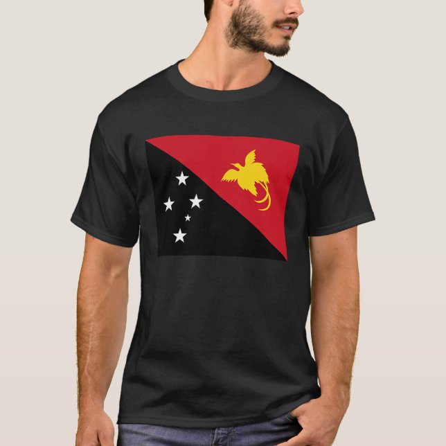 Camiseta Flag of Papua New Guinea (Frente)