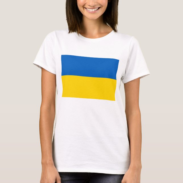Camiseta Flag of Ukraine (Frente)