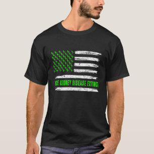Camiseta Flag Trex Dino faz com que a doença renal seja ext