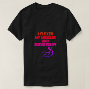 Camiseta Flageei meus músculos e as Capas caíram